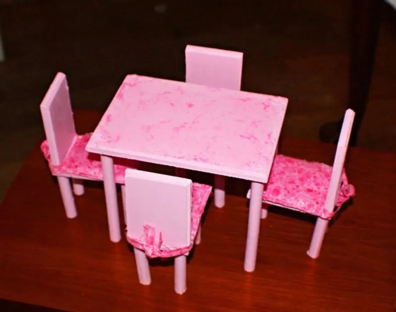 Мебель для Барби из коробок
