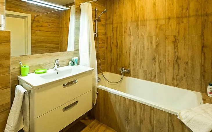 современная отделка ванной комнаты