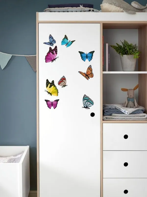Наклейки бабочки на стену