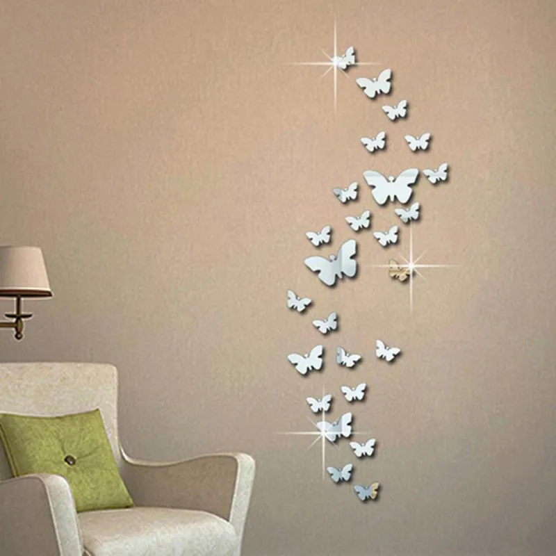 Декор спальни бабочками