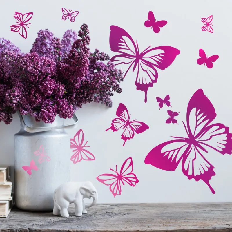 Декоретто ae4002 розовые бабочки