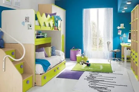 Предпочтение спокойным цветам - Дизайн маленькой детской