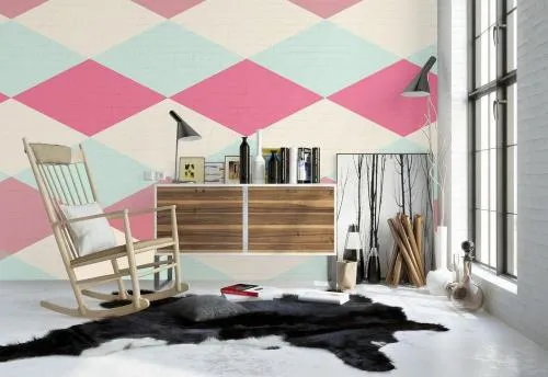 Покраска стен в два цвета вертикально. Идеи покраски стены в два цвета
