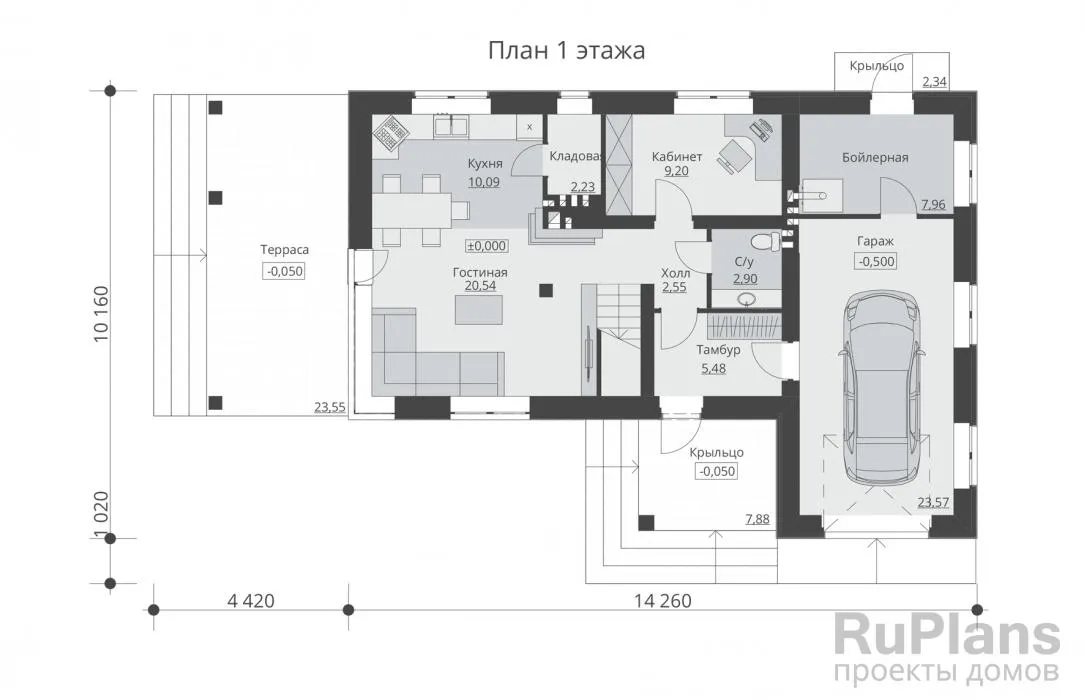 Проекты двухэтажных домов - Планы ...