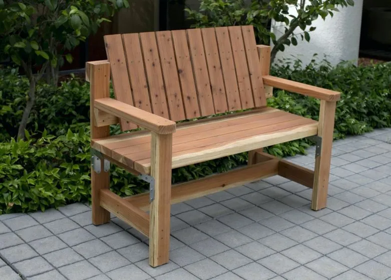 Садовая скамейка своими руками: выбор материала, выполнение замеров и фото готовых конструкций
